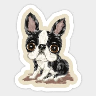 Boston terrier Sticker